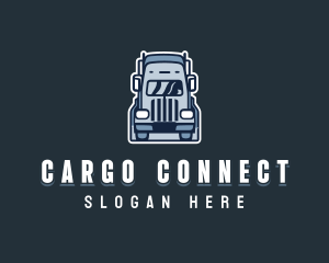 Logistics Cargo Truck logo design