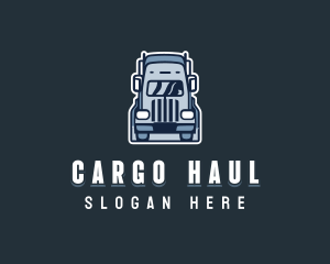 Logistics Cargo Truck logo design