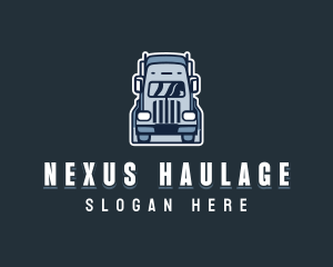 Logistics Cargo Truck logo design