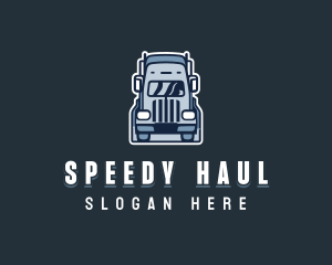 Logistics Cargo Truck logo design