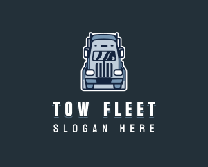 Logistics Cargo Truck logo design