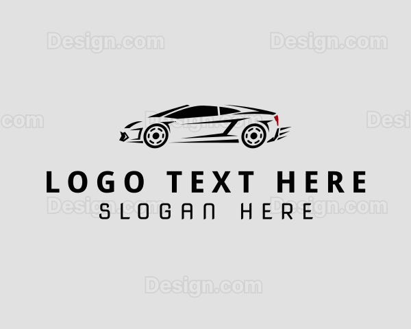 Race Car Vehicle Logo