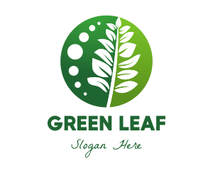 Leaf Plant Sustainability logo design