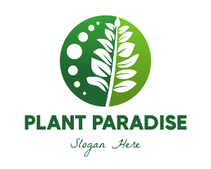 Leaf Plant Sustainability logo design