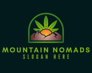 Mountain Herb Sunrise logo design