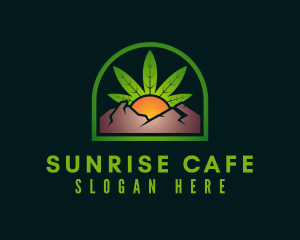 Mountain Herb Sunrise logo design