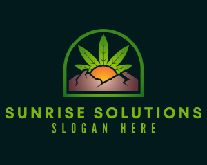 Mountain Herb Sunrise logo design