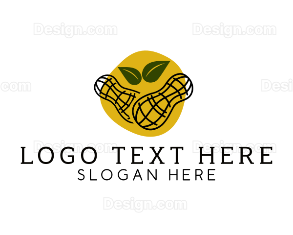 Organic Round Peanut Logo