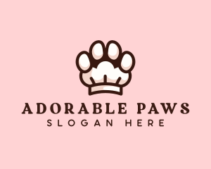 Puppy Paw Toque logo design