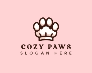 Puppy Paw Toque logo design