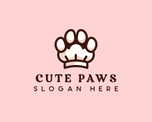 Puppy Paw Toque logo design