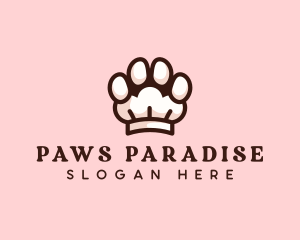 Puppy Paw Toque logo design