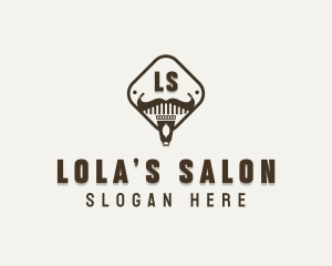 Hairdresser Haircut Barbershop logo design