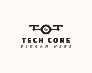 Drone Camera Tech logo design