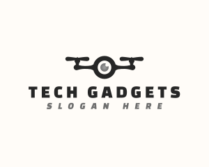 Drone Camera Tech logo design