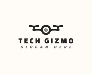 Drone Camera Tech logo design