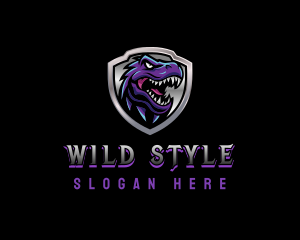 Wild Dinosaur Predator logo design