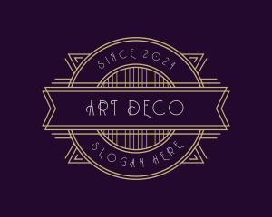 Luxury Art Deco Ornament logo design