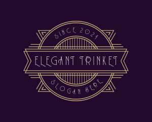 Luxury Art Deco Ornament logo design