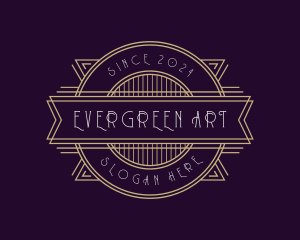 Luxury Art Deco Ornament logo design