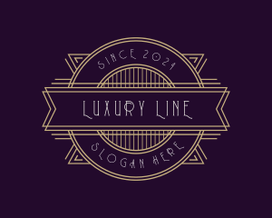 Luxury Art Deco Ornament logo design