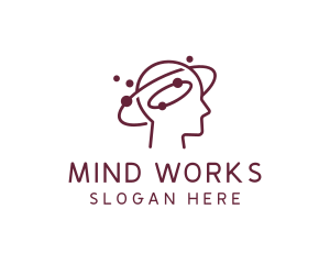 Psychologist Mind Therapy logo design