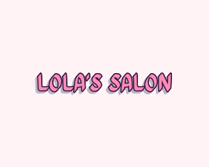 Girly Feminine Salon logo design