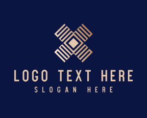 Strategy - Geometric Modern Letter X logo design