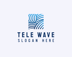 Weather Wind Waves logo design