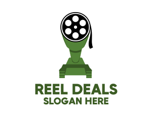 Film Reel Tank logo design