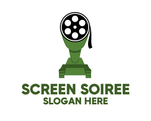 Film Reel Tank logo design