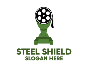 Film Reel Tank logo design