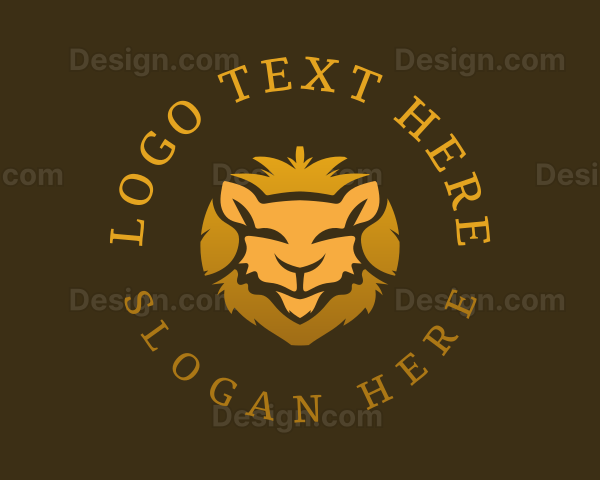 Wild Gold Lion Logo