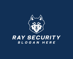 Wolf Shield Security logo design