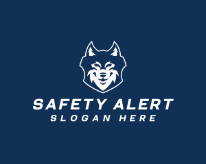 Wolf Shield Security logo design