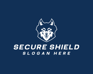 Wolf Shield Security logo design