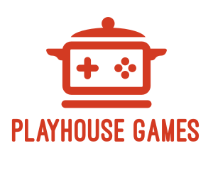 Cooking Pot Game logo design