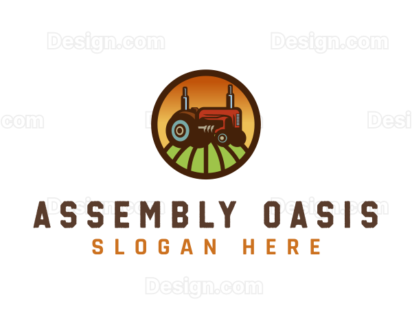 Agriculture Farming Tractor Logo