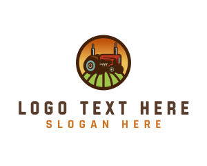 Agriculture Farming Tractor logo