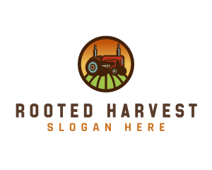 Agriculture Farming Tractor logo design