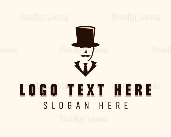 Gentleman Tailoring Man Logo