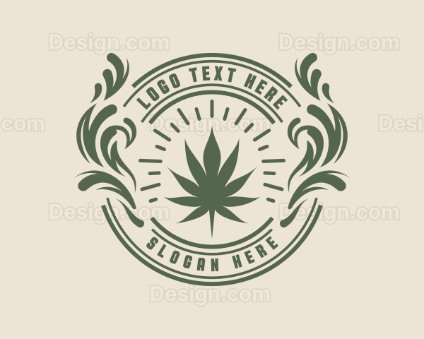 Marijuana Leaf Plant Logo