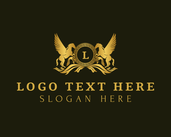 Golden logo example 4
