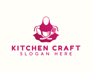 Apron Cooking Kitchen logo design