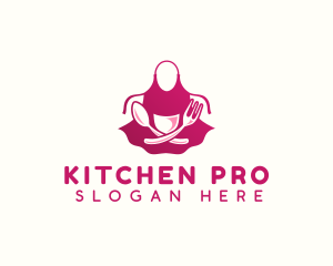 Apron Cooking Kitchen logo design