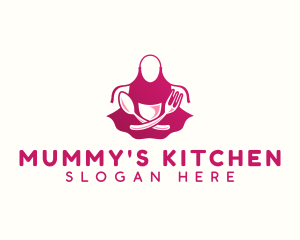 Apron Cooking Kitchen logo design