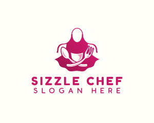 Apron Cooking Kitchen logo design