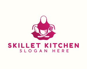 Apron Cooking Kitchen logo design