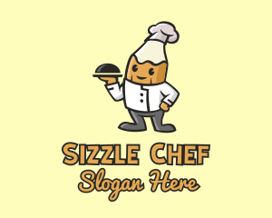 Pencil Chef Cloche logo design