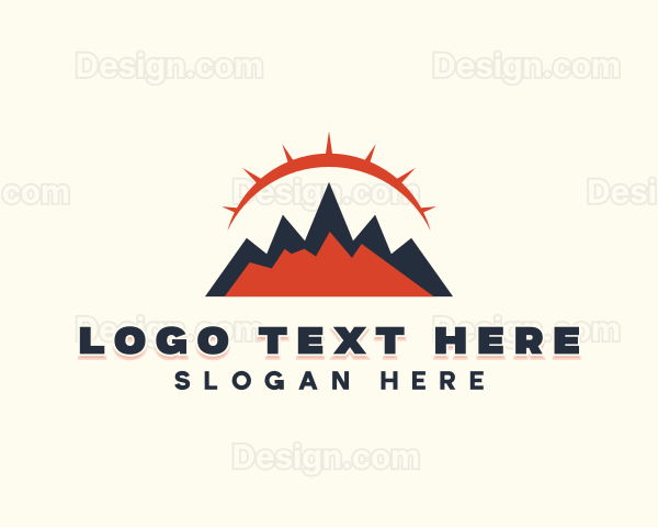 Mountaineering Outdoor Travel Logo